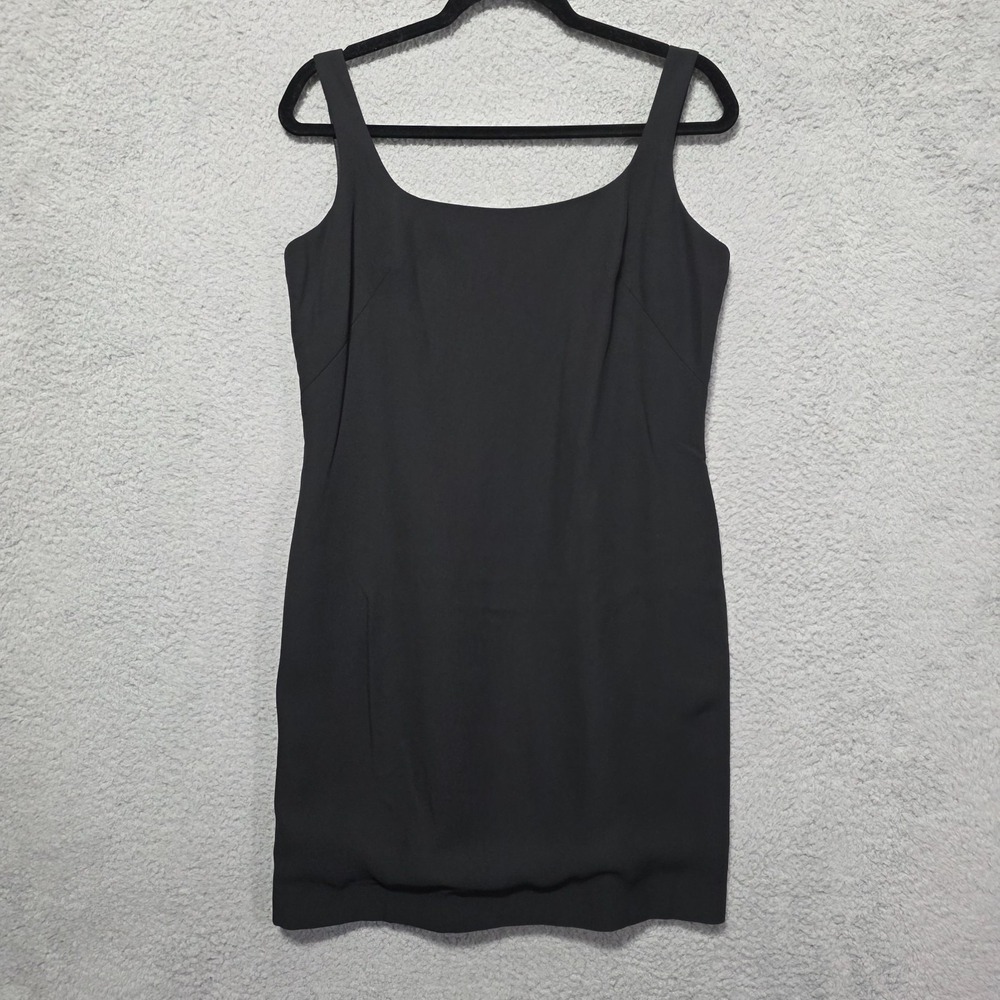Laundry by Shelli Segal Black Halter Sheath Knee Length Dress Size 12 Cocktail